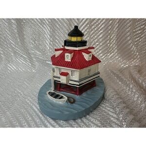SPOONTIQUES Thomas Point, MD Lighthouse #9037 Ocean Boat Pier 4"